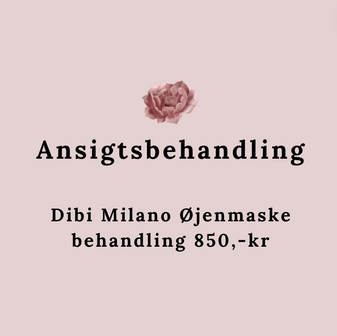 Behandlinger Dibi Milano Øjenmaske behandling 850,-kr