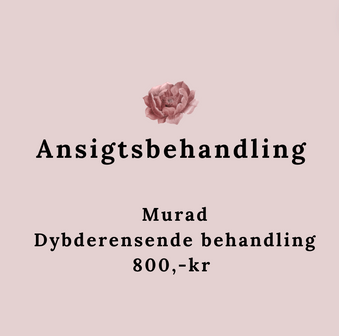 Behandlinger Murad dybderensende behandling 800,-kr