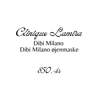 Behandlinger Dibi Milano Øjen og læbe maske behandling 850,-kr