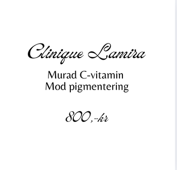 Behandlinger Murad C-vitamin ansigtsbehandling (mod pigmentering) 800,-kr