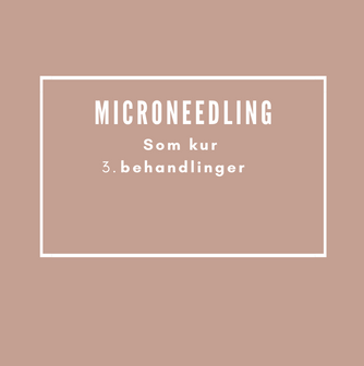 Behandlinger Microneedling 3 behandlinger 1900,-kr