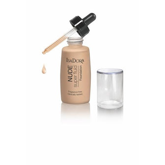 Isadora Nude Fluid Foundation - 10 Nude porcelan 30ml - Beautyvonappen.dk