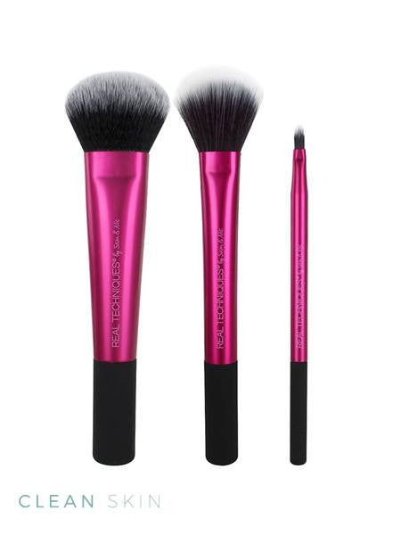 Real Techniques Cheek & Lip Set 3 stk - CleanSkin.dk
