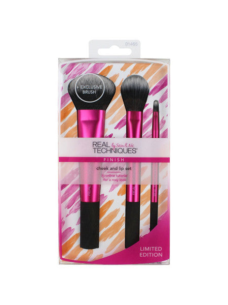 Real Techniques Cheek & Lip Set 3 stk - Beautyvonppen.dk