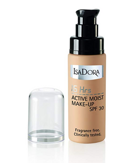 IsaDora - 16 Hrs Active Moist Make-Up Foundation, SPF 30 (31 Fair Beige) - Beautyvonappen.dk